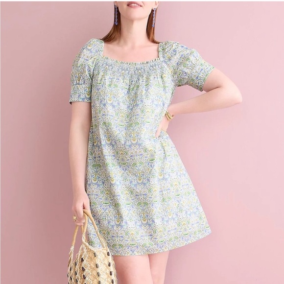 J. Crew Dresses & Skirts - J Crew x Liberty London smocked mini dress